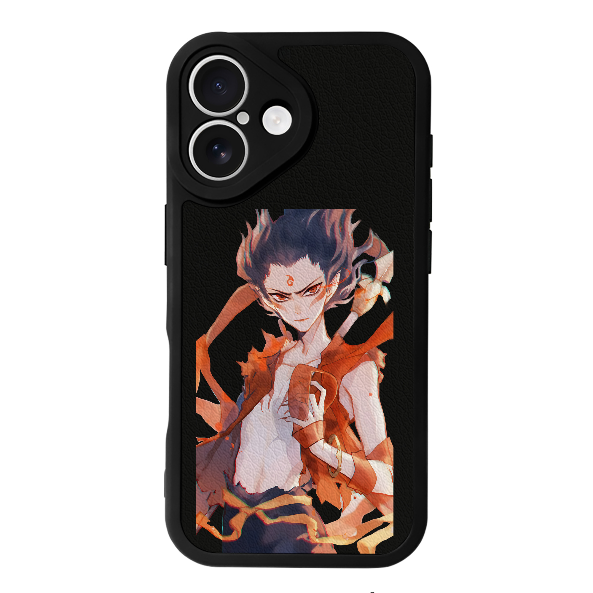 （画像用） Ne Zha 2 ナタ 魔童の大暴れ 【iPhone 16シリーズ対応】シリコンスマホケース（レザー調） 材質：シリコン